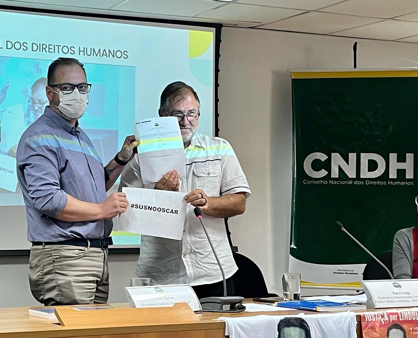 Posse no Conselho Nacional de Direitos Humanos.