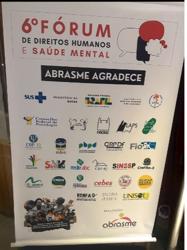 Participação na organização do 6º Fórum de Direitos Humanos.